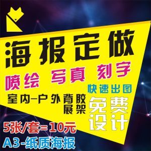 个性定制新风尚 从个人写真到明星海报，DIY你的视觉生活
